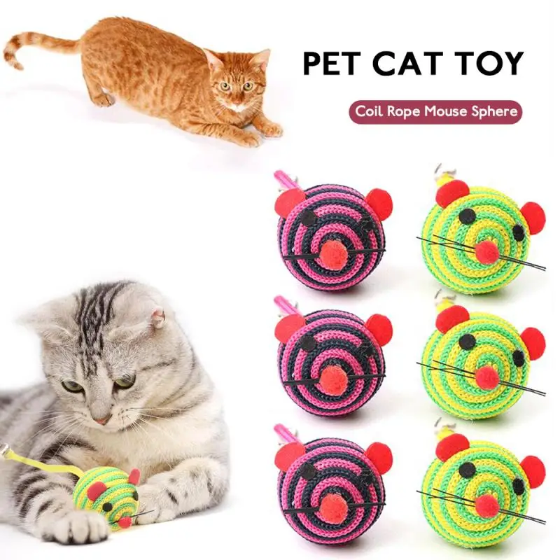 Новинка 1 шт. милый игрушечный Кот плюшевая Меховая игрушка движущаяся мышь