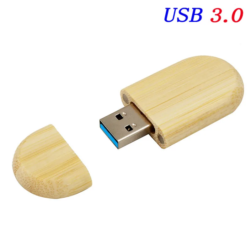 Bamboo JASTER USB 3,0 поддерживает лазерную/цветную печать логотипа на заказ Деревянный u-диск 4 ГБ/8 ГБ/16 ГБ/32 ГБ/64 Гб/128 ГБ USB флеш-накопители - Цвет: Bamboo