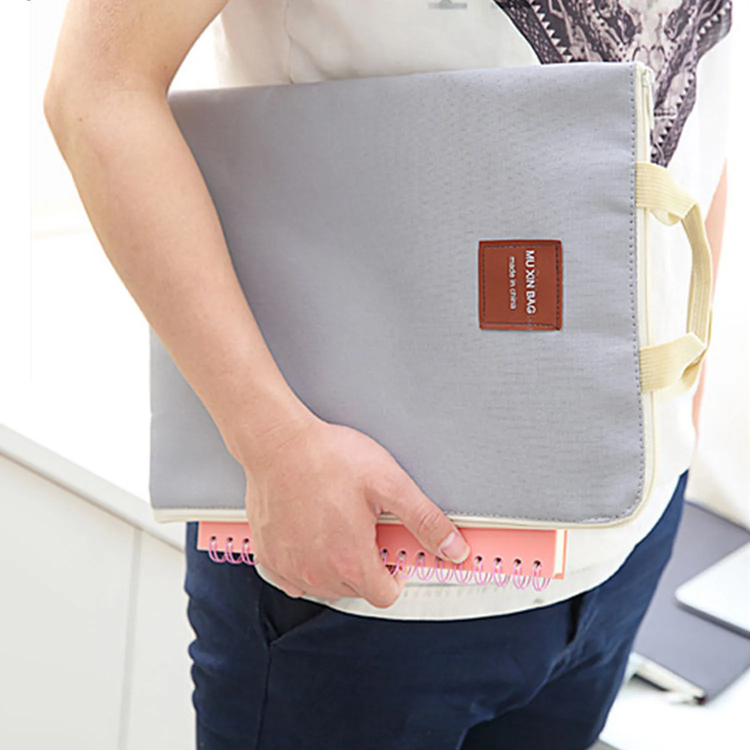 A4 Размеры нейлоновые сумки для документов органайзер файлов папок с ручками