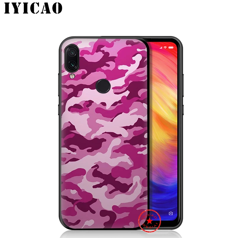 IYICAO Army Camo Camouflage Pattern Soft Case for Redmi K20 8A 7A 7 6 Pro 6A 5 Plus 5A 4X 4A S2 Go Silicone |