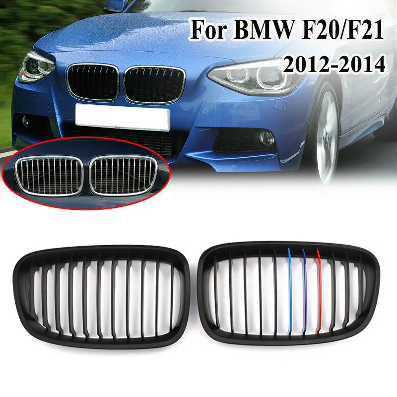 Автомобиль accessries автомобиля Замена черный глянец M Передняя решетка для BMW F20 F21 1
