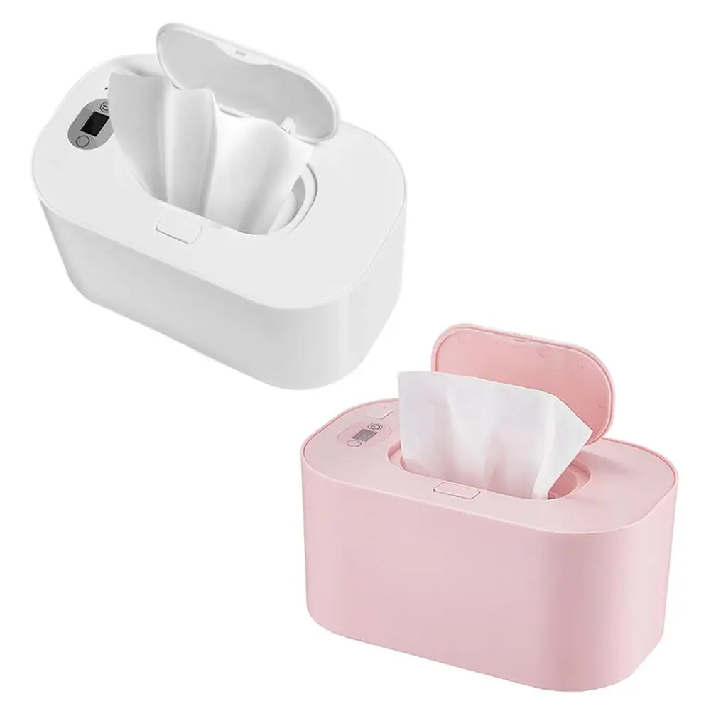 

Baby Wipe Warmer With Display Screen Energy-Saving Design Portable Wipe Heater Home/Car Use Mini Wipe Warmer Case