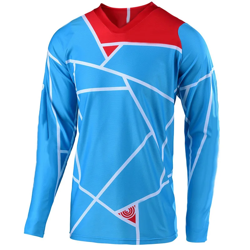 Мотокросса Велоспорт Джерси Велосипед камуфляж Трой длинная рубашка велосипед