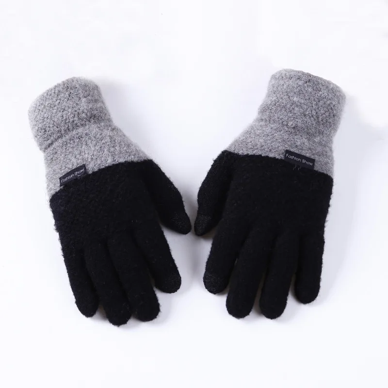 Touch Gloves Gray Очень длинный плюс размер на зиму, теплые, фланелевые банные халаты женские мужские серые теплые балахон с капюшоном Мужские халаты платье Ночная одежда XXL дропшиппинг - Цвет: Touch Gloves Gray