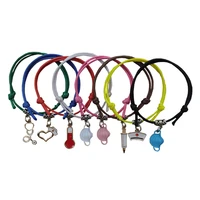 8 pcs 1 pack adjustable oil drip stethoscope nurse cap syringe thermometer mask handmade rope bracelet for men women gift