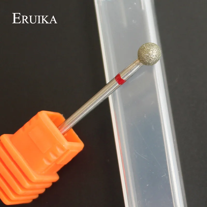 Eruika 1 шт. алмаз ногтей Бурильные долото шарика Burr электрический пилочка для Резак