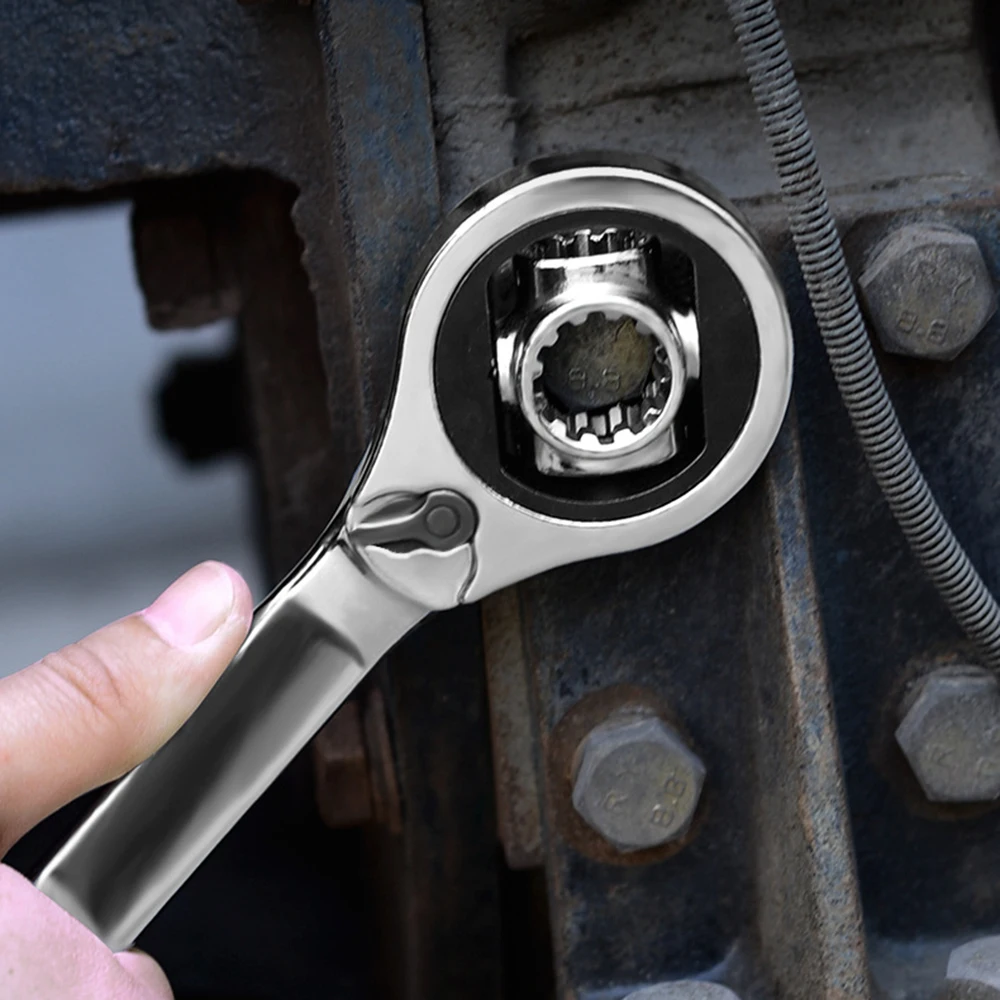 52 в 1 разъем Ratchet Тигр Ключ дюймовый стандарт с сплайн болты Torx вращения гаечный