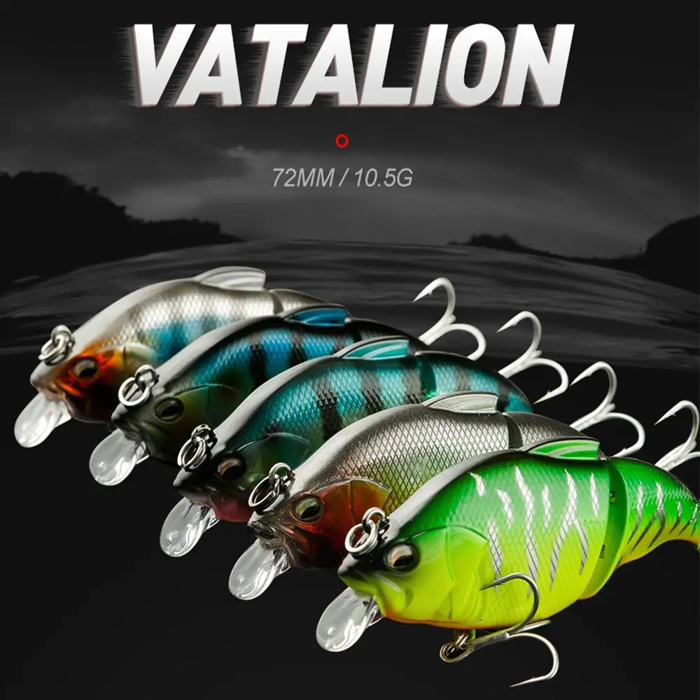 

72mm Fishing Lure Floating VIB Vibration 105g Hard Bait Wobblers Fishing Swimbaits For Bass Pike Perch Fishing