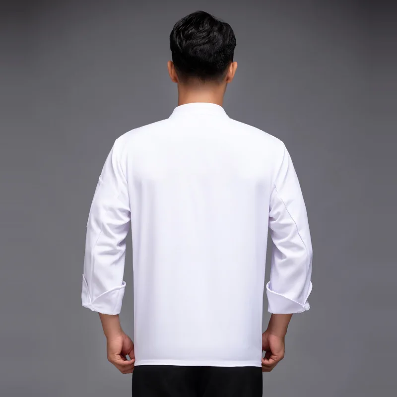 Шеф-повар униформа Для мужчин с длинным рукавом мальчка осенняя и зимняя/верхняя