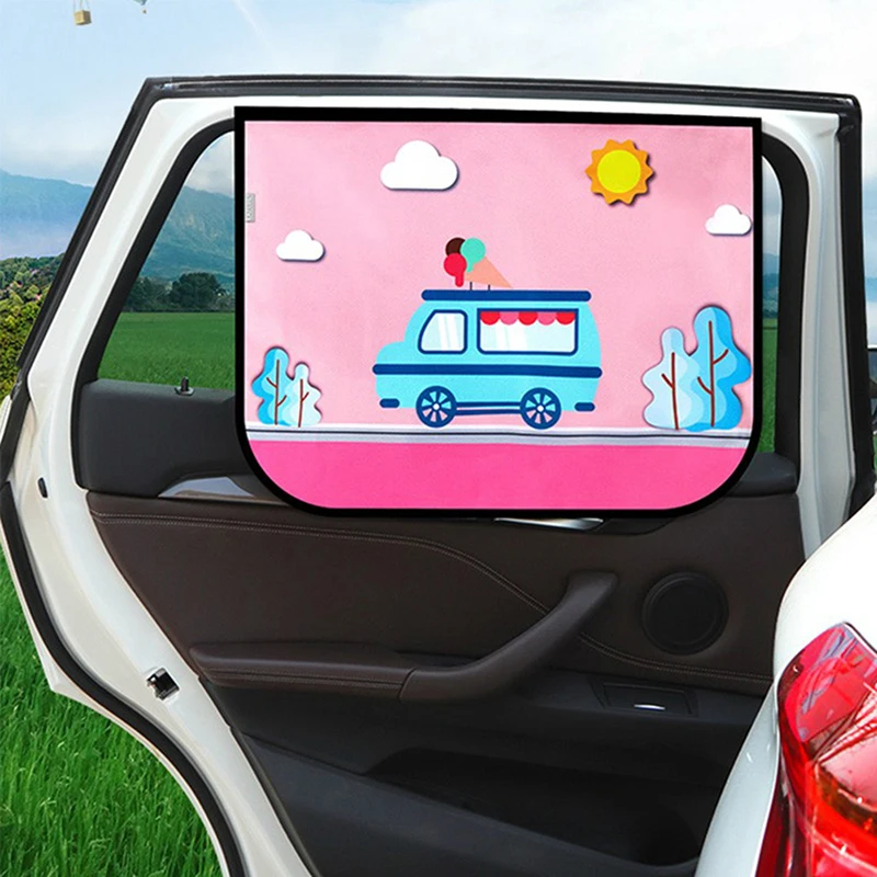 

Universal Car Sun Shade Cover UV Protect Curtain Side Window Sunshade Cover