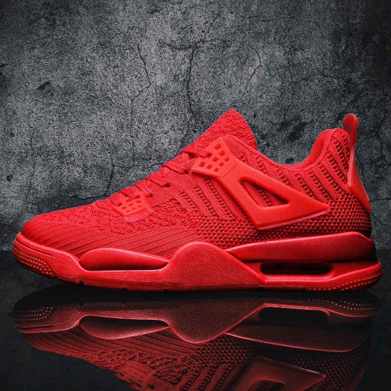 RUIFF мужские баскетбольные кроссовки однотонная Баскетбольная обувь