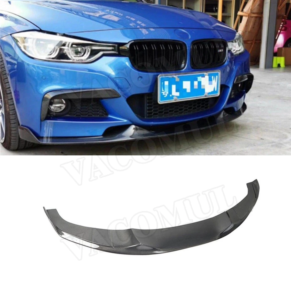 Передний спойлер из углеродного волокна для BMW 3 серии F30 F35 M Sport 320i 325i 328i 2012 2018 MAD Style