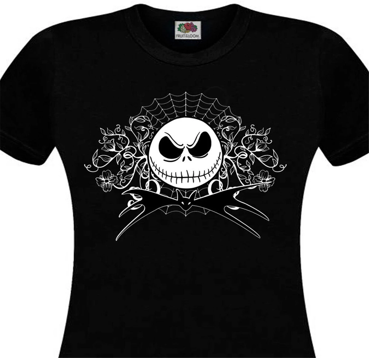 Женская футболка мистер Джек Тим Бертон Кошмар перед Рождеством необычный Череп