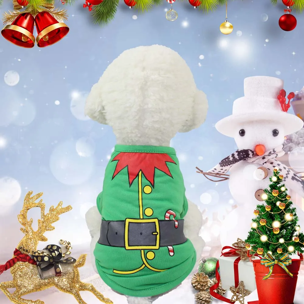 Новое поступление жилет из полиэстера для собак на Хэллоуин и Рождество одежда