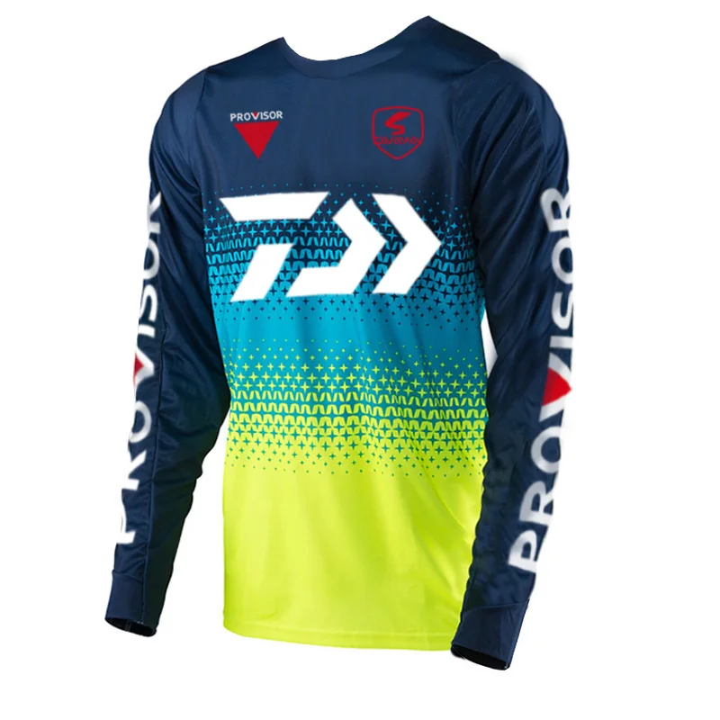 

2021New autumn Daiwa Fishing Clothes Jersey Men Clothing Fishing Clothes Anti-UV Quick-Dry Breathable Long Sleeve Fishing Shirt