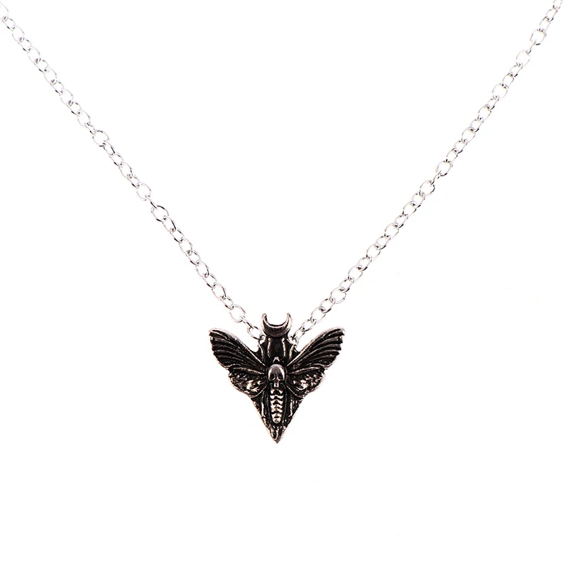 

1Pcs Punk retro fashion metal Angel insect clavicle Necklace personality jewelry