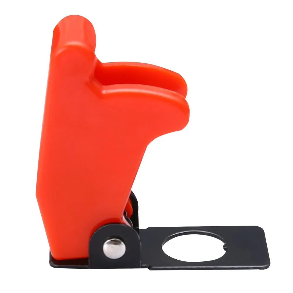

Practical Heavy Duty 6A 250V ON/OFF SPST Rocker Toggle Switch Metal Lever Car Dash Light Switch with Cover Waterproof Cap