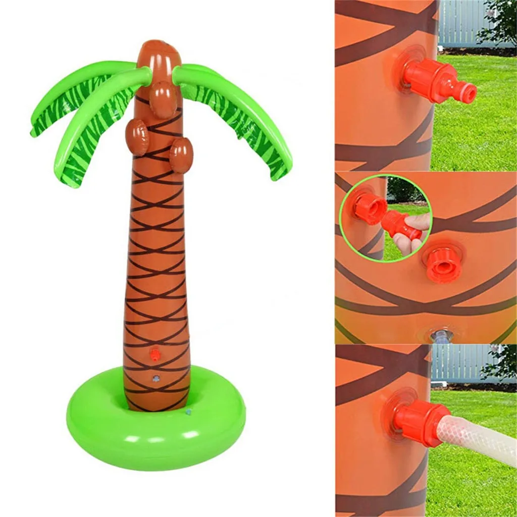 Надувной распылитель воды осьминог надувная Кокосовая Пальмовая пальма водяной