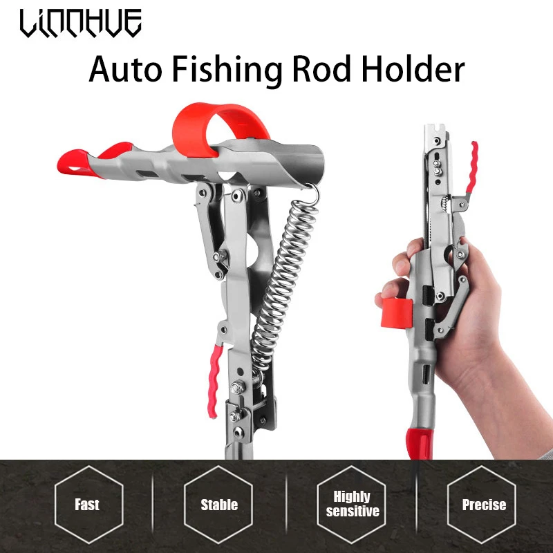 LINNHUE держатели для удочек из нержавеющей стали автоматический складной