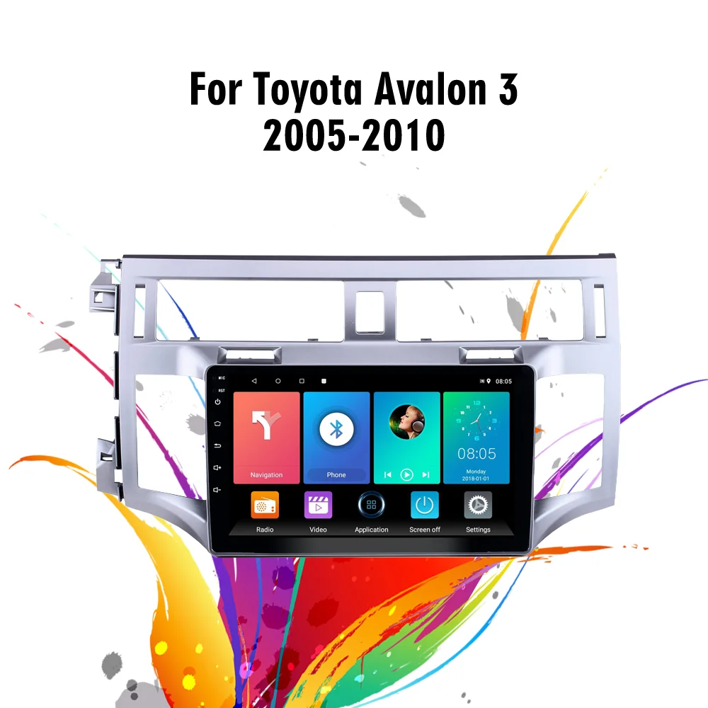 

Автомагнитола easteregg для Toyota Avalon 3 2005 - 2010 2 DIN, мультимедийная система, GPS, Авторадио, головное устройство Android 9 "с рамкой