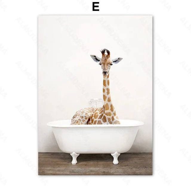 

Diy Diamond Painting Bathtub Animal Art Photo Handmade Diamond Round Sticker Diamond Home Decoration Acrylic Material Bedroom