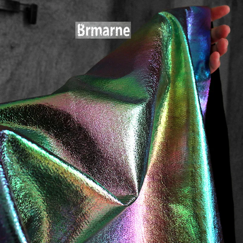 45cm*135cm/piece Creative pu leather clothing jacket high-grade designer fabric | Дом и сад