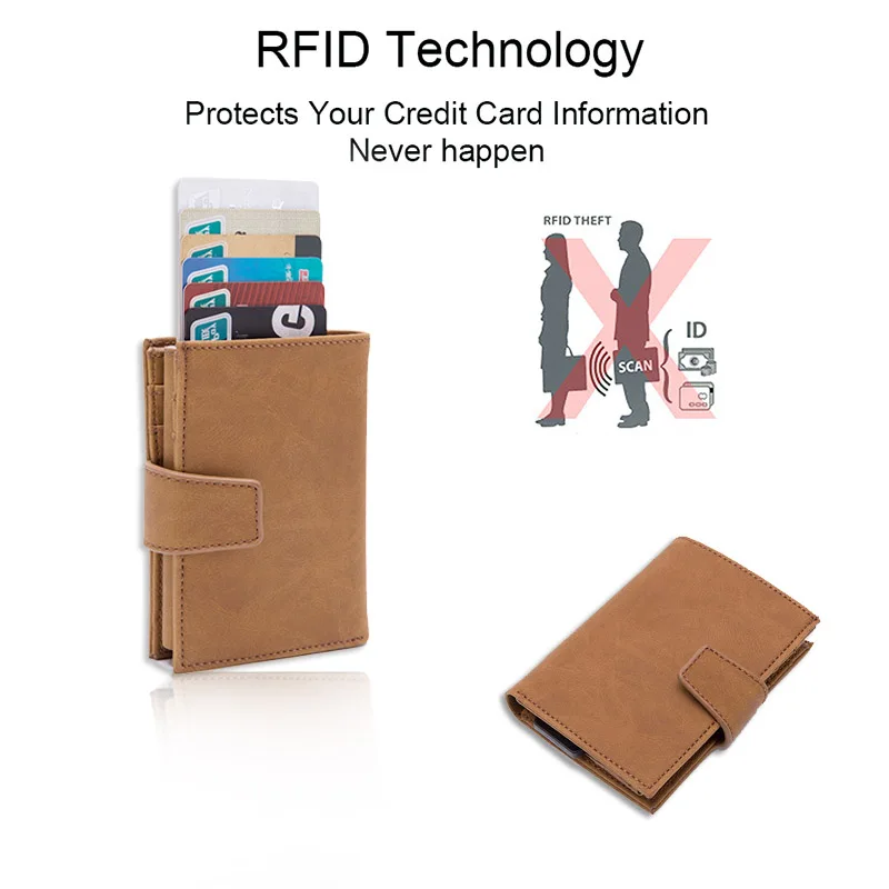 DIENQI Rfid мужские бумажники Классический держатель для карт кошелек мужчин на