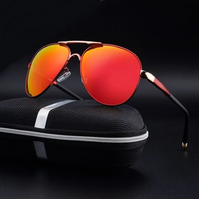 2019 высокое качество пилот солнцезащитные очки мужские поляризованные Модные