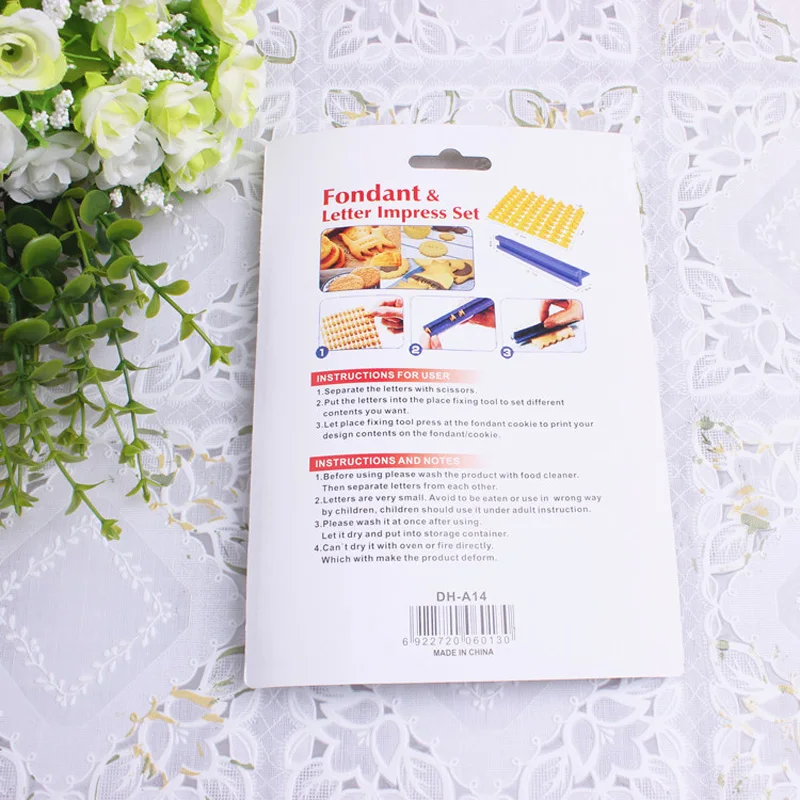 Алфавит числа букв торт украшения плесень помадка резак для глазури набор