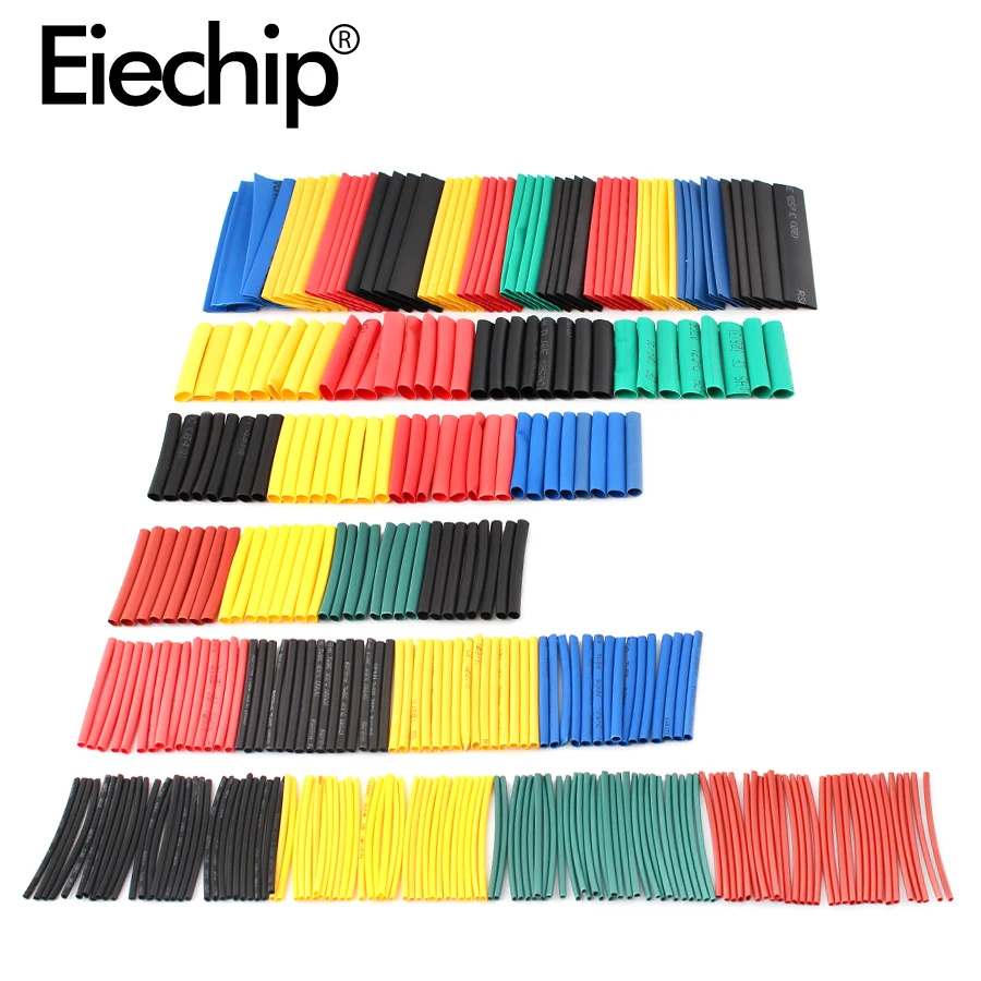 

328pcs Heat Shrink Tube termoretractil 2:1 Polyolefin Shrinking Assorted kit Insulated Sleeving Tubing Wrap Wire Cable Sleeve