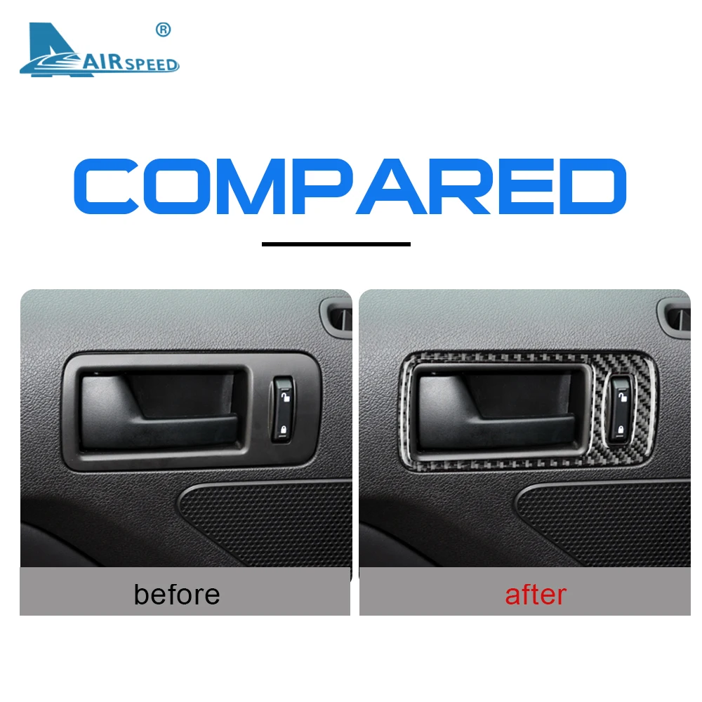 Скорость движения воздуха выхлопной трубы из углеродного волокна для Ford Mustang GT 2005