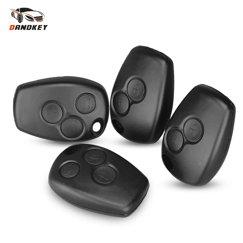 Dandkey 2/3 Buttons Remote Key Shell Fob Cover Case For Renault Clio Dacia Modus 3 Twingo Kangoo 2 Laguna Sandero No Blade | Автомобили и