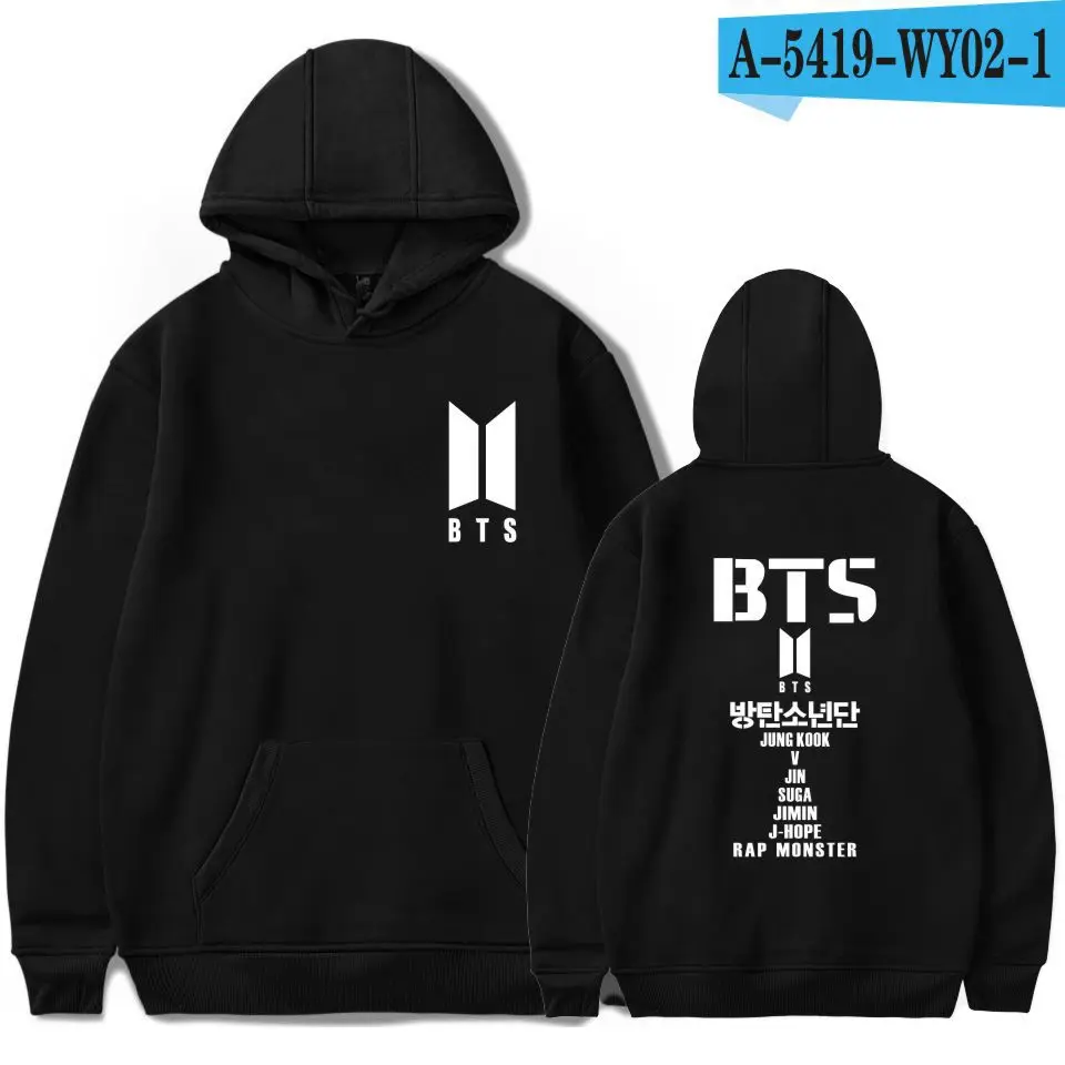 Модная популярная группа для подростков Bangtan boys Love Yourself JK Толстовка женщин и