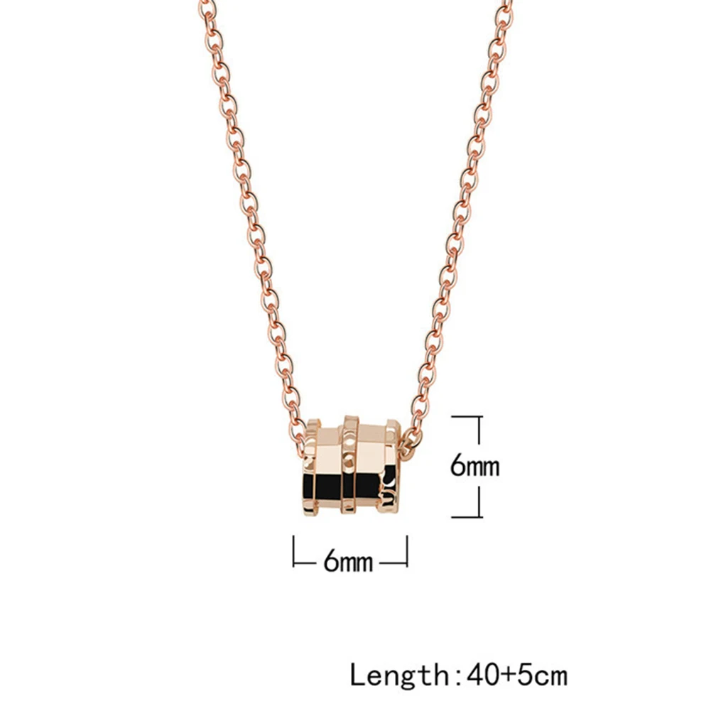 Модная женская подвеска в форме цилиндра цепочка для ключицы вечерние ювелирные