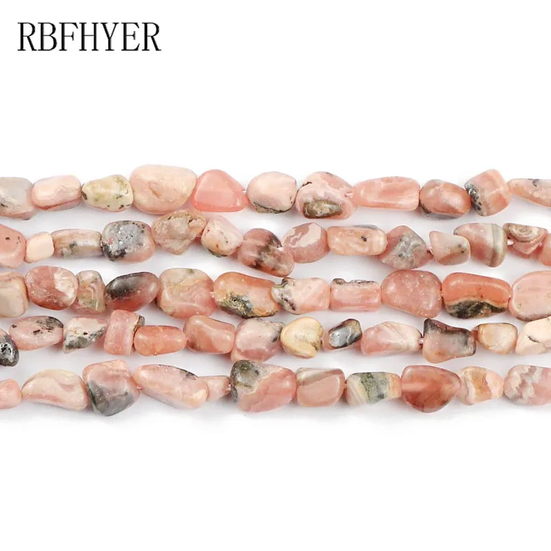 

Бусины Из Натурального родонита для изготовления ювелирных изделий, 4-7 мм