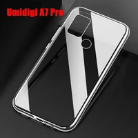 for capa umidig a7 pro case umi a7pro soft silicon tpu transparent black phone back protective cover funda 6 3 inch