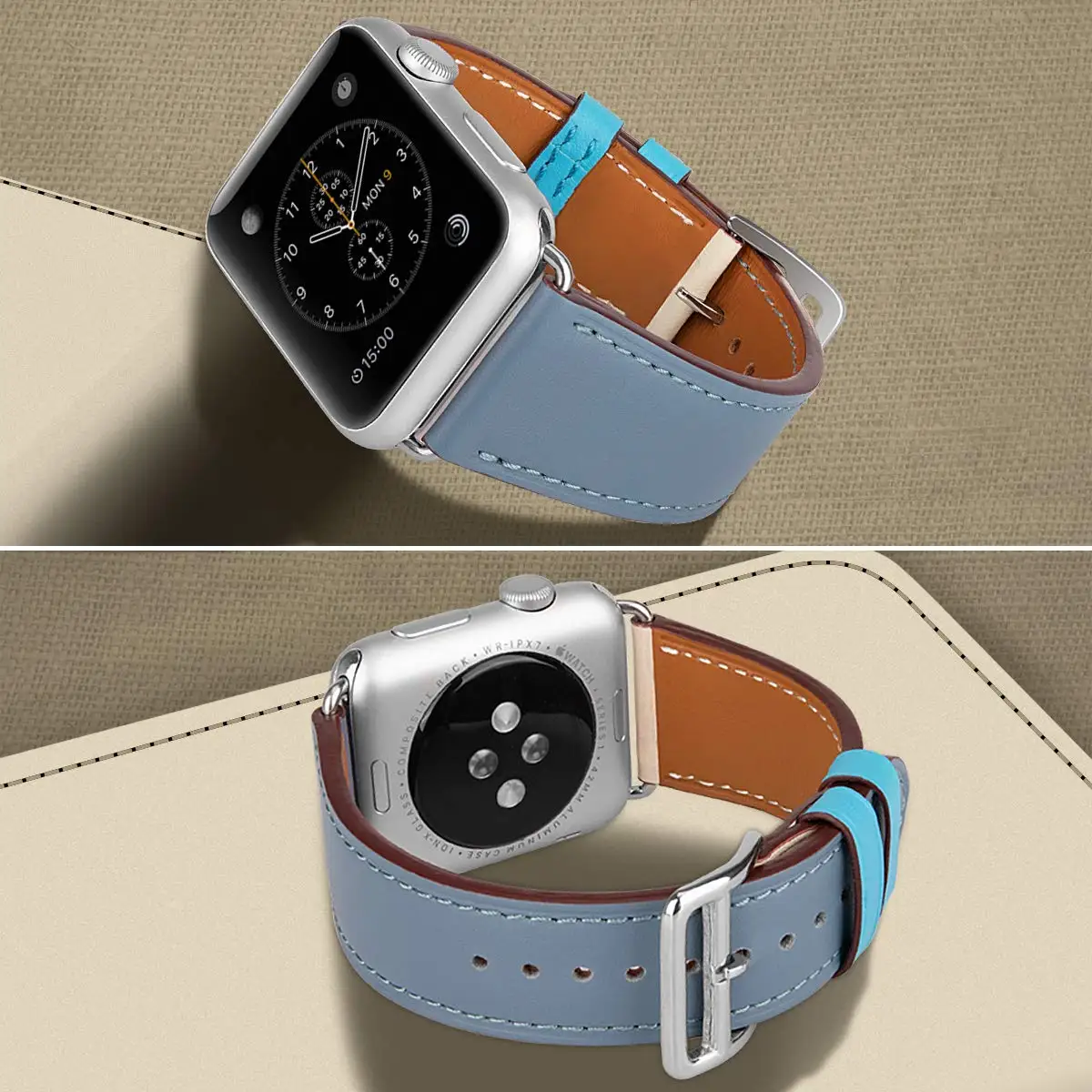 Кожаный ремешок для Apple watch 5 ремешок 44 мм 40 мм iWatch ремешок 38 мм 42 мм Натуральная кожа одиночный тур Браслет Apple watch 4 3 2 1 44