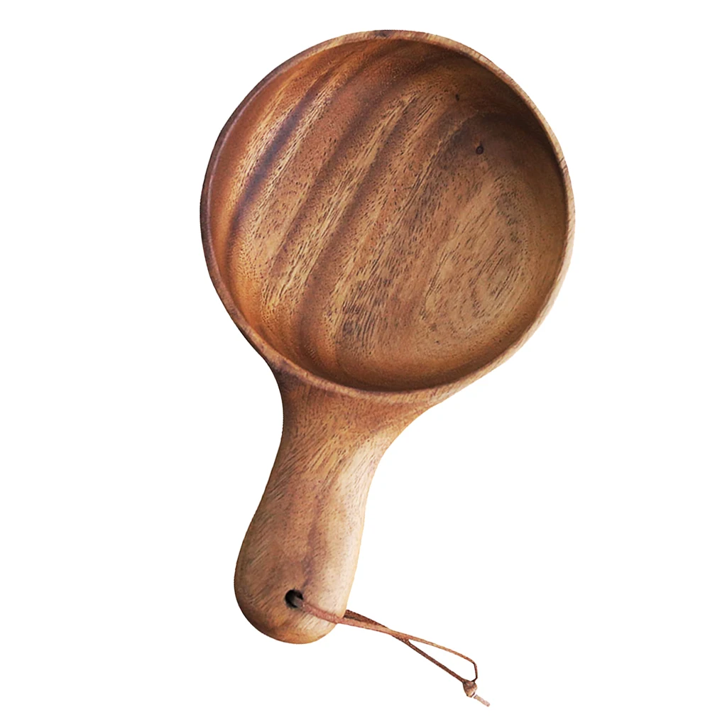 Деревянная миска с ручкой контейнер для еды в японском стиле риса лапши |