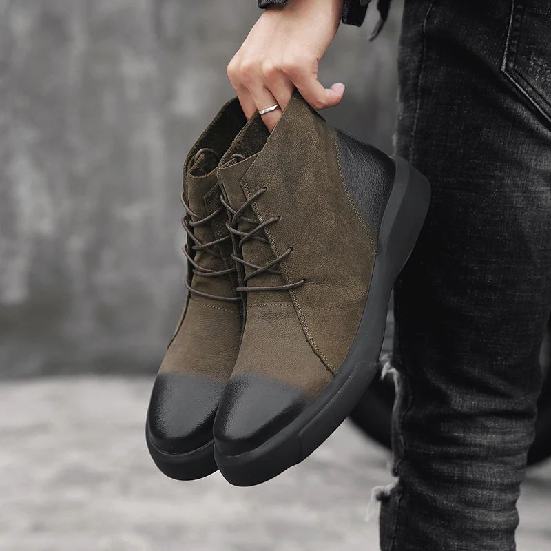 Мужские модные спортивные слипоны zapatos ботинки для отдыха Натуральная черная