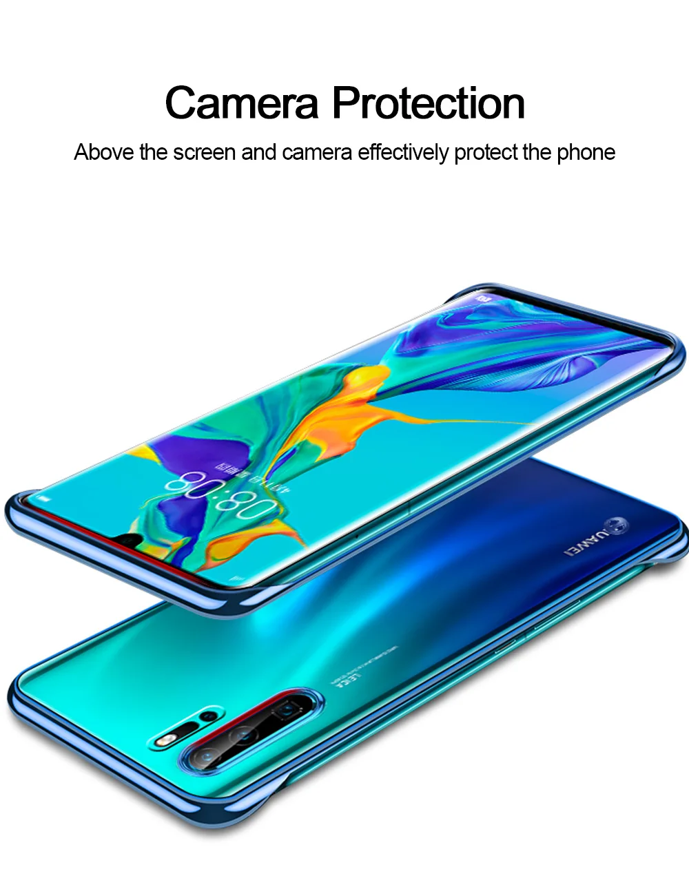 Для huawei P30 P20 Pro mate 20 Pro Honor 20 Pro 9X mate 20 Pro прозрачный Бескаркасный чехол с кольцом против падения Nova 5 5i Твердый Чехол