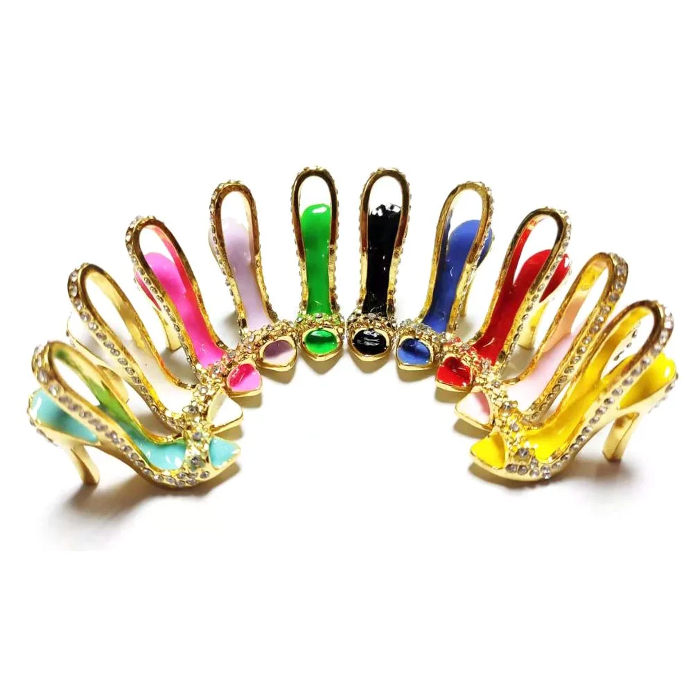 

10pcs high heel shoe charms for women DIY jewelry accessories S11