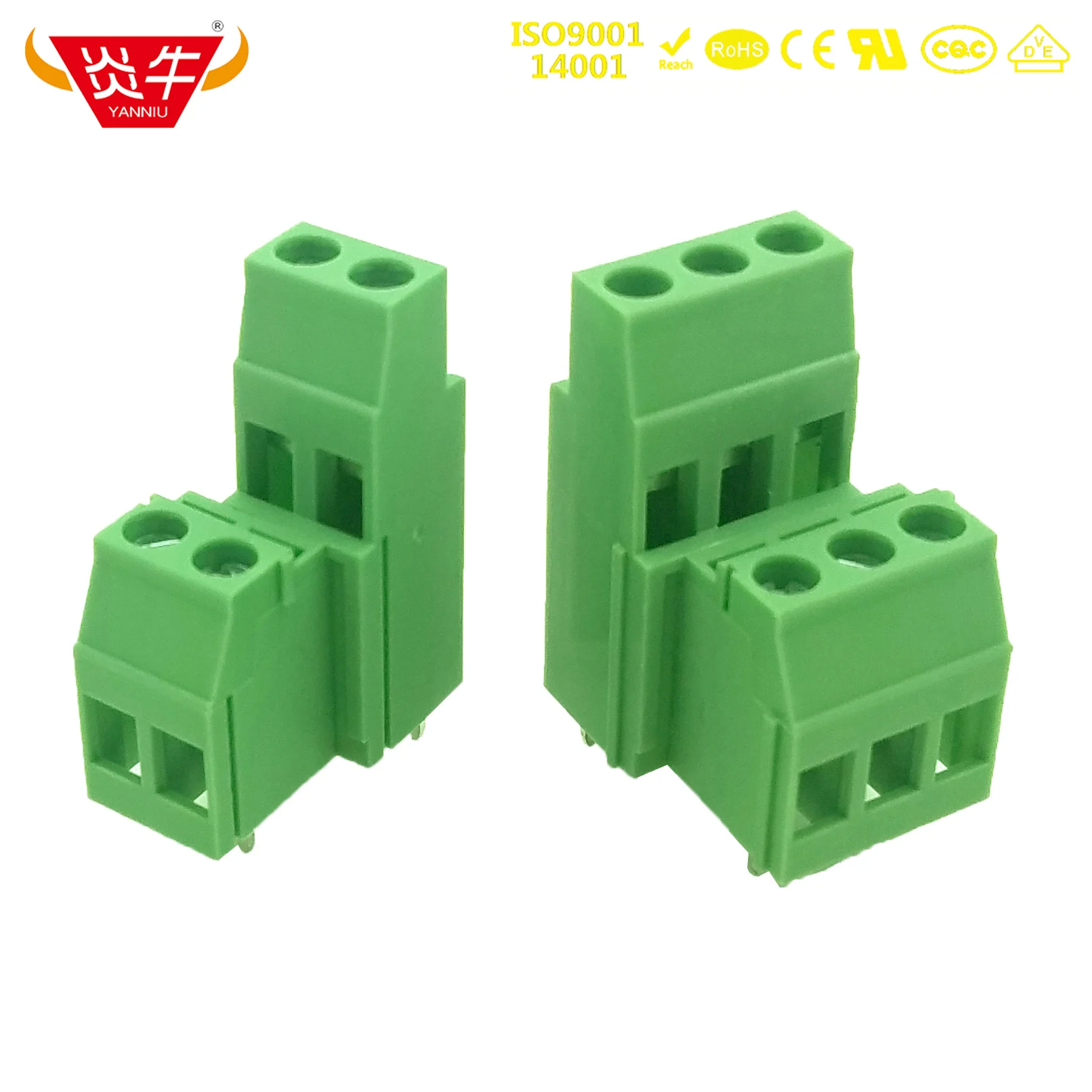 Автомобильная Клеммная колодка KF129A 5 08 2P 3P PCB DG130A KF129HL мм 2PIN 3PIN MKKDS 3/ 2 1721728 PHOENIX
