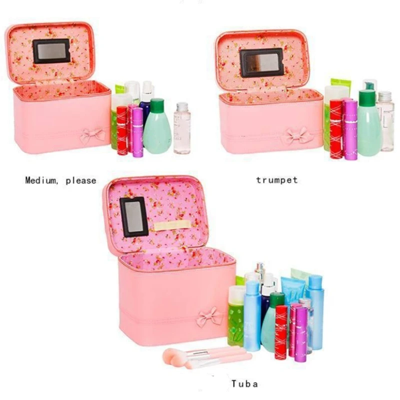 

Professional Cosmetic Bag Portable Large Capacity Manicure Beauty Storage Box Cosmetic Case Waterproof