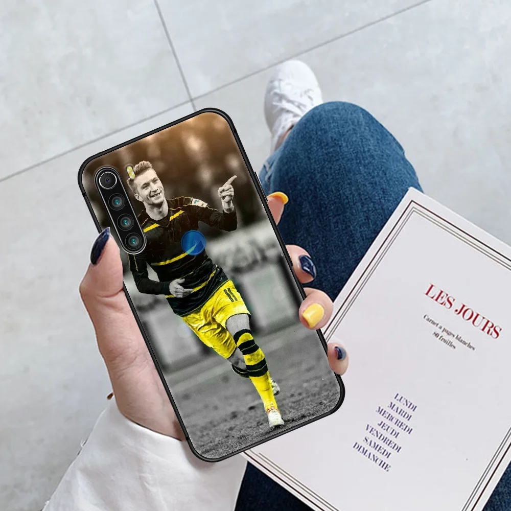 

Marco Reus Dortmund Soccer Phone Case Cover Hull For XIAOMI Redmi 7 7A 8 8A 9 9C Note 6 7 8 9 9S K20 Pro K30 black Shell