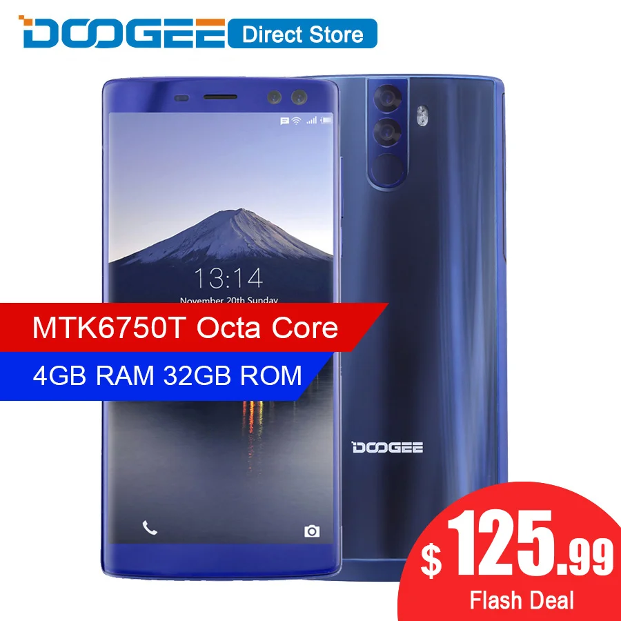 DOOGEE BL12000 Android 7 0 12000 мАч Быстрая зарядка 6 18:9 FHD + Восьмиядерный процессор MTK6750T 4 Гб RAM