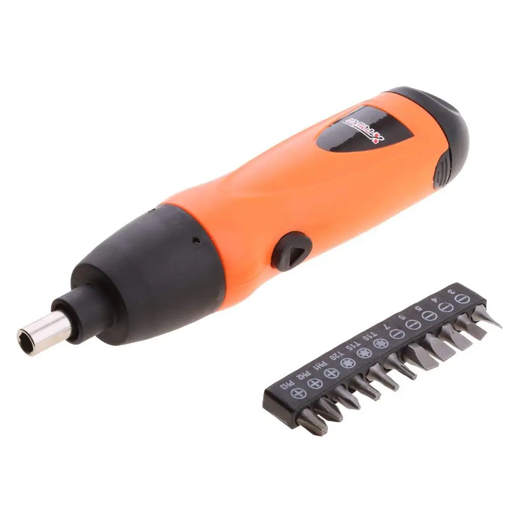 

6V Electric Screw Driver Muli-Bit Screwdriver With Flexible Extention Screwdriver Drill Bit Holder Screwdriver Repair Tools