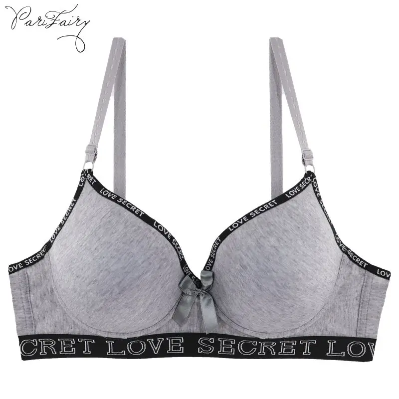 Хлопковый Гладкий тонкий бюстгальтер нижнее белье из стали сексуальный размера