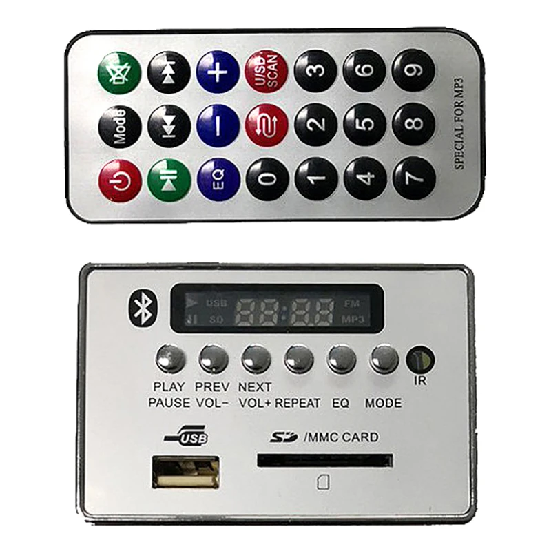 5 0 Bluetooth o приемник Ape Mp3 Wav Wma декодер плата Dac Car Модуль Usb Tf радио для усилителя