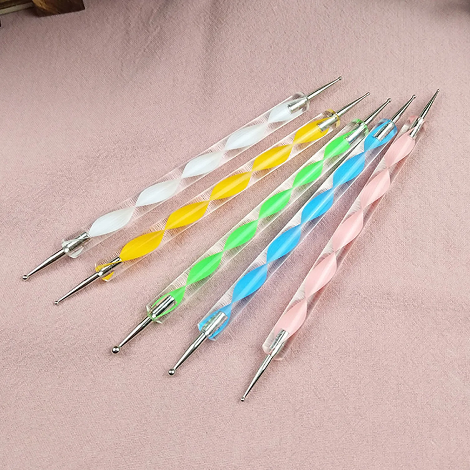 8PCS Dotting Rods 5PCS Double-ended Ball Stylus Pens Mandala Painting Tool for Furniture Wood Rocks Fabric Wall Art | Дом и сад