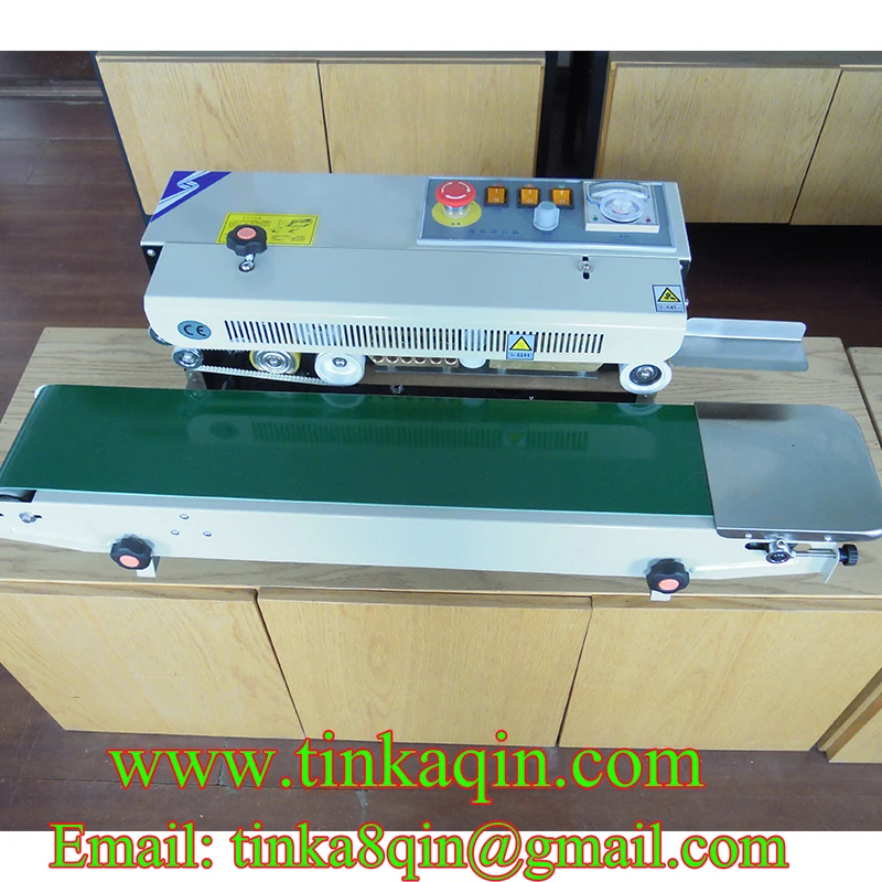 FRB-770I-F30 Automatic sealing machine Continuous Sealer Plastic bag packaging machine Kraft paper bag Food bag sealing machine Vacuum bag Sealer Commercial household sealing machine